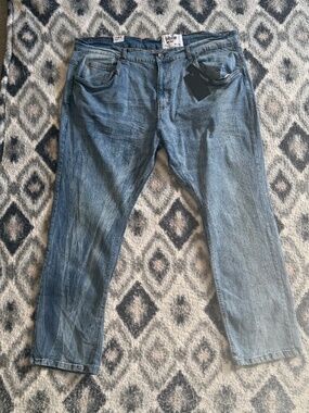 Evolution In Design Men's Slim Fit Jeans 46x33 NWT Light Wash Streetwear
